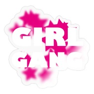 Slogan girl gang with patches t-shirt design Vector Image